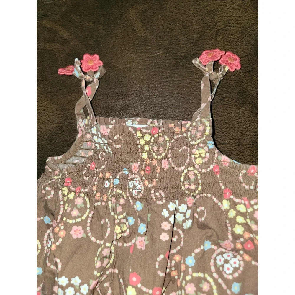Gymboree brown floral